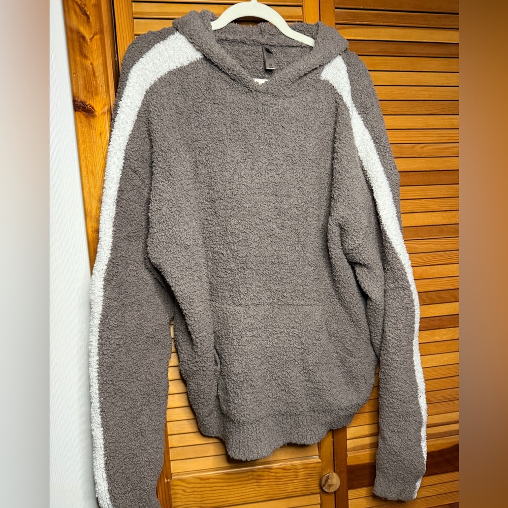Skims hooded gray matching set size s/m